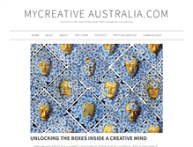 Tablet Screenshot of mycreativeaustralia.com